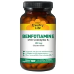 Country Life Vitamin B1 with Benfotiamine - 60 Vcaps